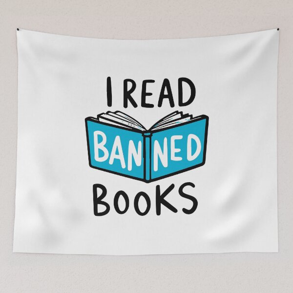 Item preview, I Read Banned Books designed and sold by Timegraf.
