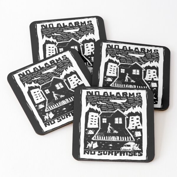 Item preview, No Surprises Illustrated Lyrics designed and sold by bangart.