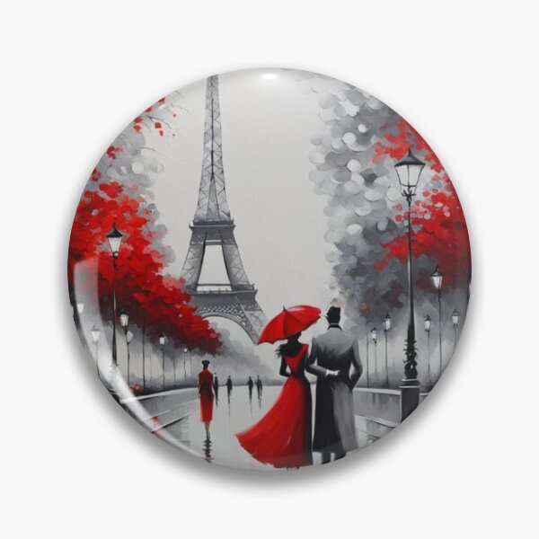 Item preview, Romantic couple in Paris designed and sold by JackFreestone.
