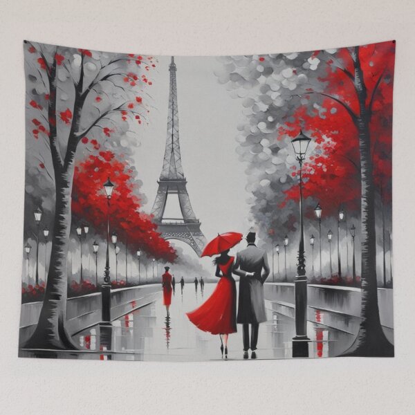 Item preview, Romantic couple in Paris designed and sold by JackFreestone.