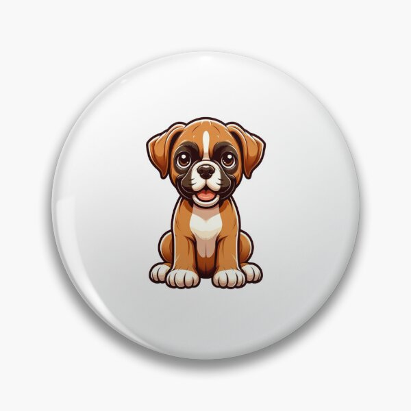 Aperçu de l'œuvre Dessin de chiot de chien de boxeur créée et vendue par CharmStudio.
