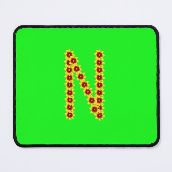 Item preview, Flower Letter N designed and sold by mlogic.
