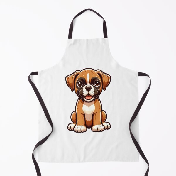 Aperçu de l'œuvre Dessin de chiot de chien de boxeur créée et vendue par CharmStudio.