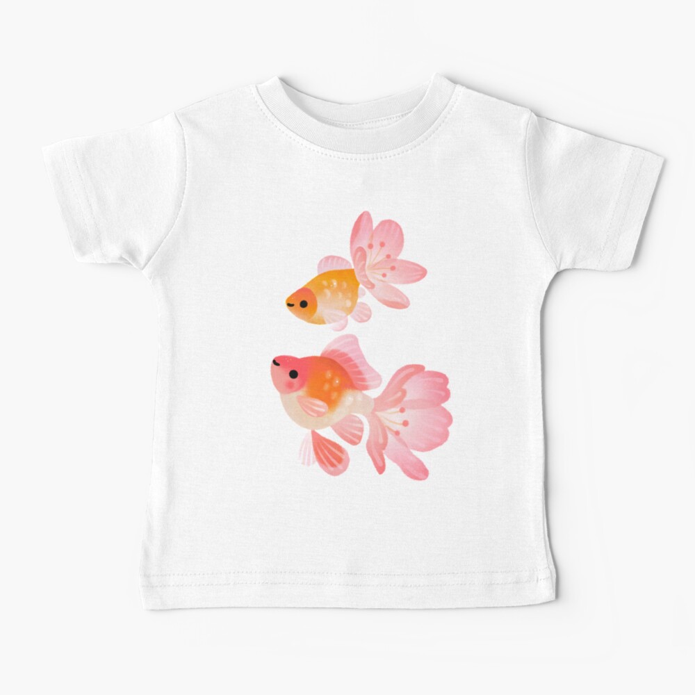 Cherry blossom goldfish 1 Baby T-Shirt