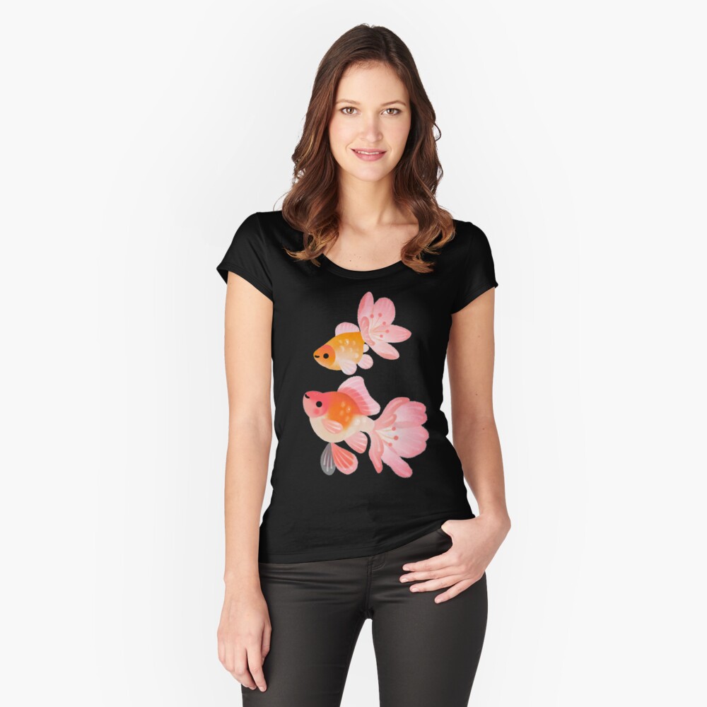 Item preview, Fitted Scoop T-Shirt designed and sold by pikaole.