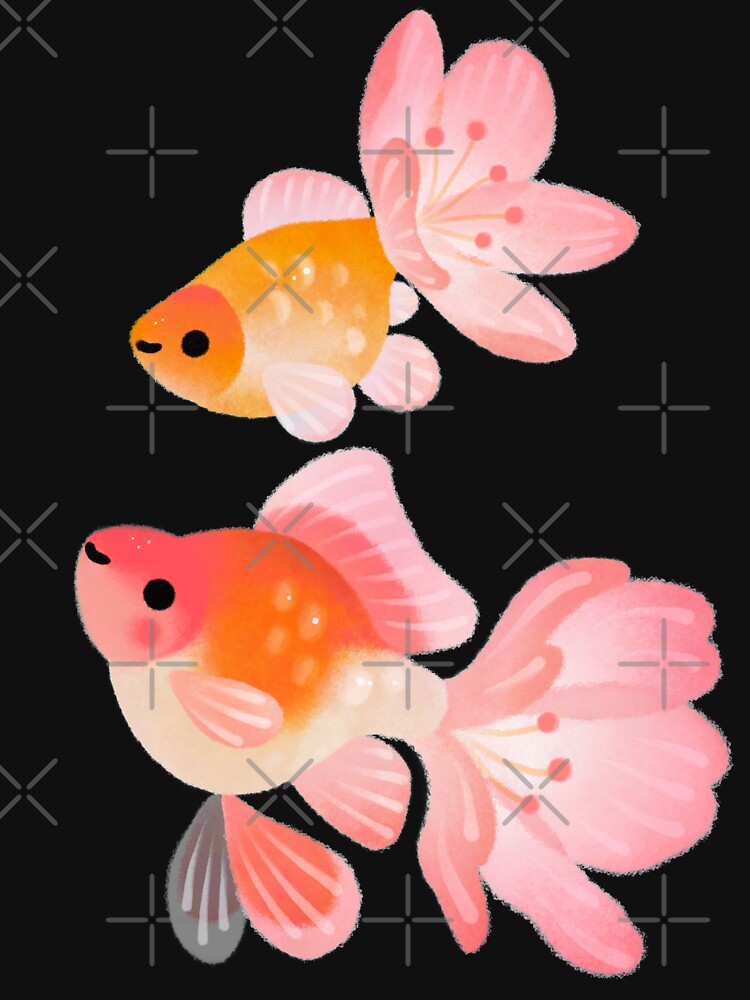 Thumbnail 3 of 3, Racerback Tank Top, Cherry blossom goldfish 1 designed and sold by pikaole.