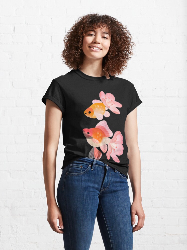 Alternate view of Cherry blossom goldfish 1 Classic T-Shirt