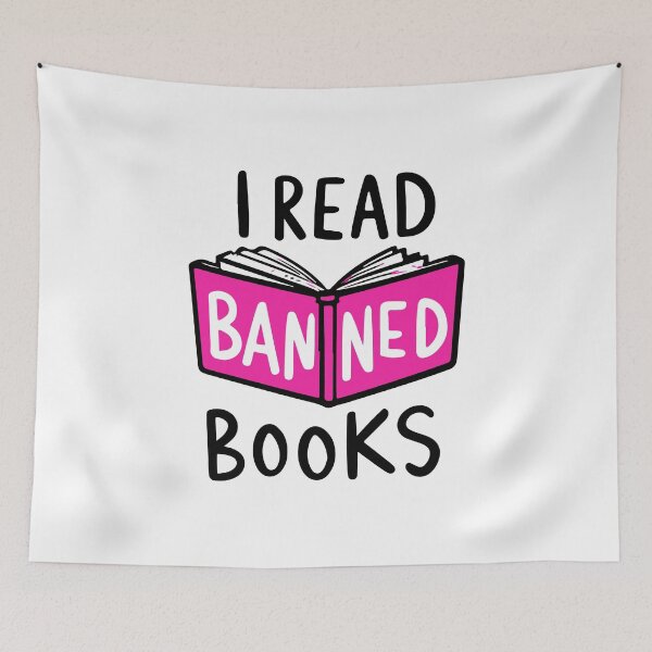 Item preview, I Read Banned Books designed and sold by Timegraf.