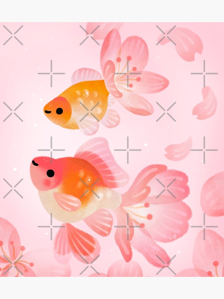 Cherry blossom goldfish 1 by pikaole