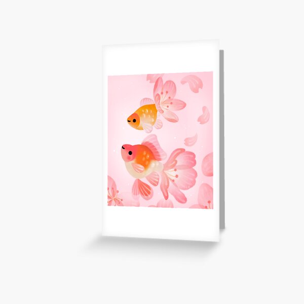 Item preview, Cherry blossom goldfish 1 designed and sold by pikaole.
