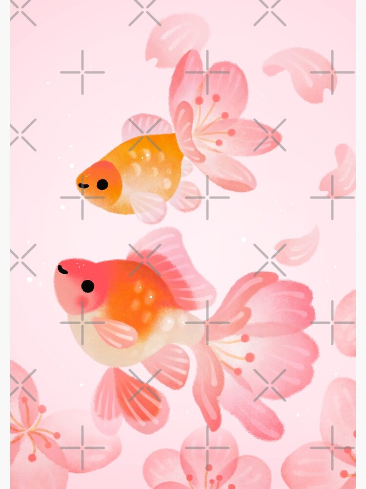 Cherry blossom goldfish 1 by pikaole
