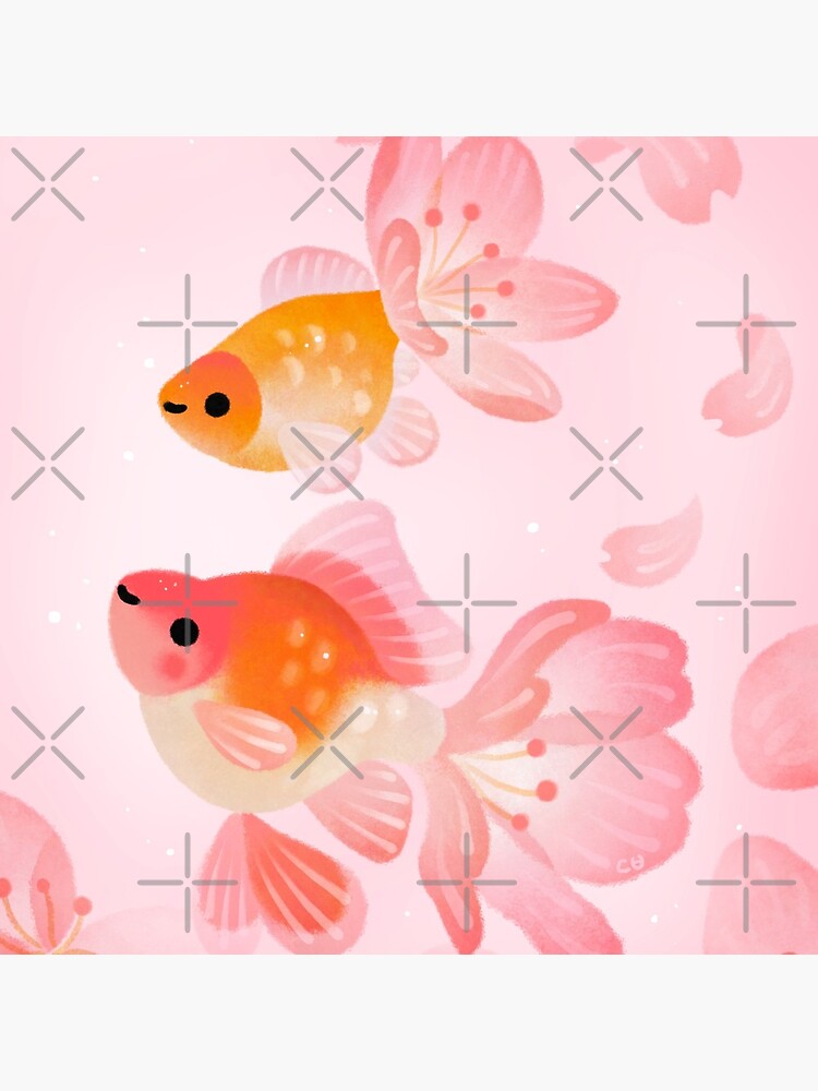 Cherry blossom goldfish 1 by pikaole