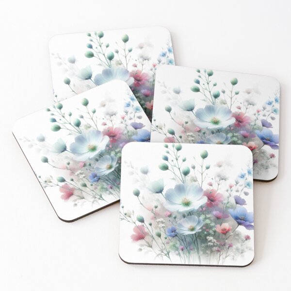 Item preview, Watercolor of wild flowers 29 designed and sold by I-HERE.