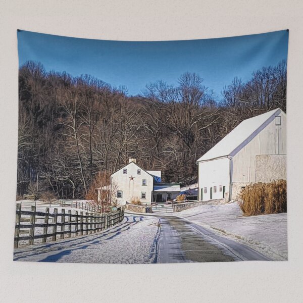 Item preview, Snowy Farm in West Chester, PA designed and sold by Polly Peacock.