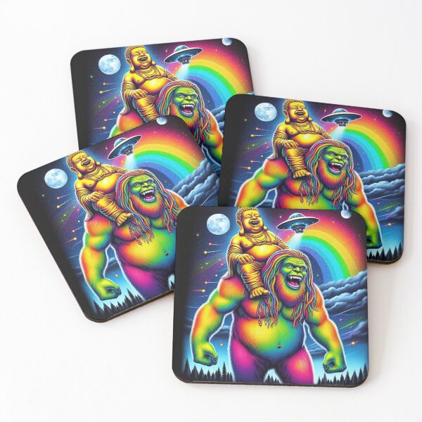 Item preview, Rainbow Squatch and the Buddha designed and sold by TheoHeistman.