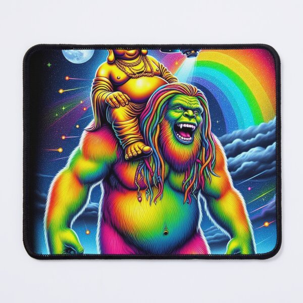 Item preview, Rainbow Squatch and the Buddha designed and sold by TheoHeistman.