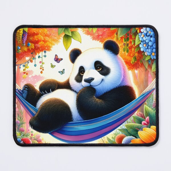 Item preview, Panda Paradise in Blossoming Garden designed and sold by inkArtistryfine.