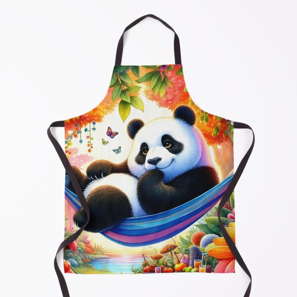 Item preview, Panda Paradise in Blossoming Garden designed and sold by inkArtistryfine.