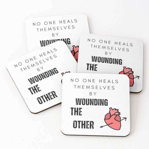 Item preview, No One Heals Themselves By Wounding The Other designed and sold by WifiJW0526.