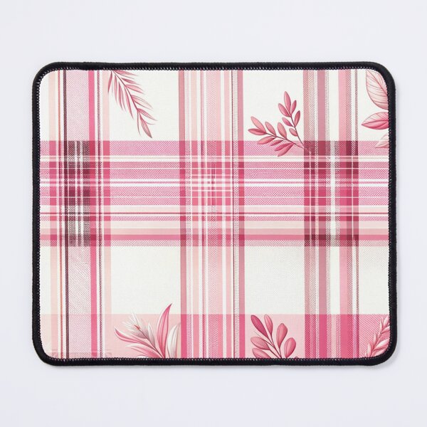 Item preview, Pink Plaid Print (Come for Art, Stay for the Alliteration) designed and sold by PinUpPizzazz.