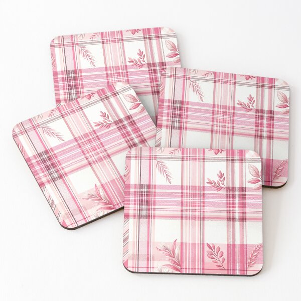 Item preview, Pink Plaid Print (Come for Art, Stay for the Alliteration) designed and sold by PinUpPizzazz.