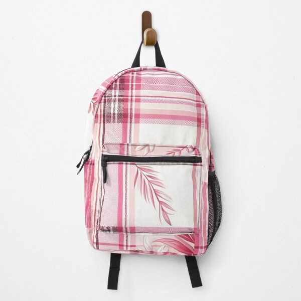Item preview, Pink Plaid Print (Come for Art, Stay for the Alliteration) designed and sold by PinUpPizzazz.