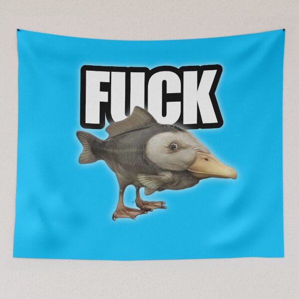 Item preview, Dish or Fuck. Fish and Duck Hybrid Chimera. Funny Viral Meme. Broken Humor Pun designed and sold by SillyMerchant.