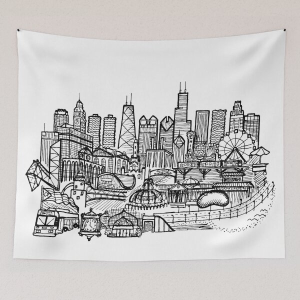 Item preview, Iconic Chicago designed and sold by Color Chicago.