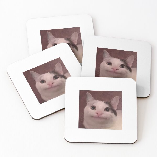 Item preview, smiling cat meme designed and sold by RaisedByKittens.