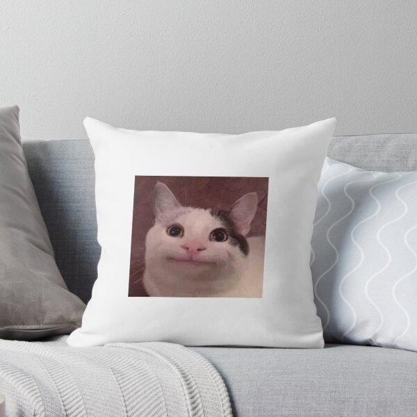 Item preview, smiling cat meme designed and sold by RaisedByKittens.