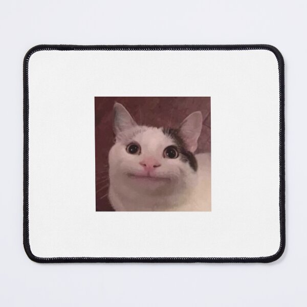 Item preview, smiling cat meme designed and sold by RaisedByKittens.