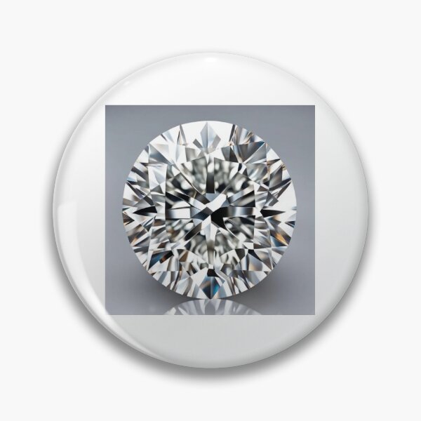 Aperçu de l'œuvre Diamant blanc rond parfait créée et vendue par TJFD.
