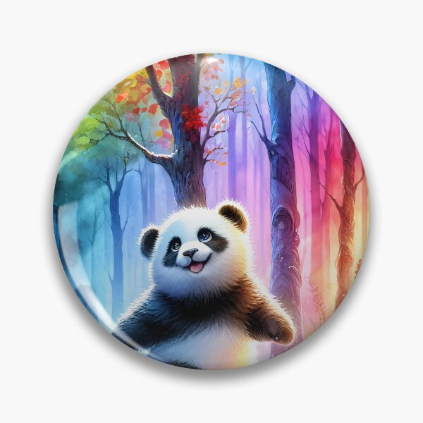 Item preview, Enchanted Forest Panda Wonderland designed and sold by inkArtistryfine.