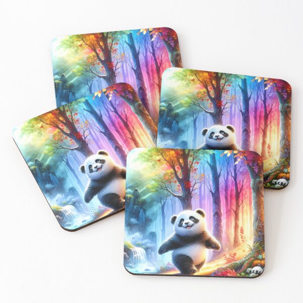 Item preview, Enchanted Forest Panda Wonderland designed and sold by inkArtistryfine.