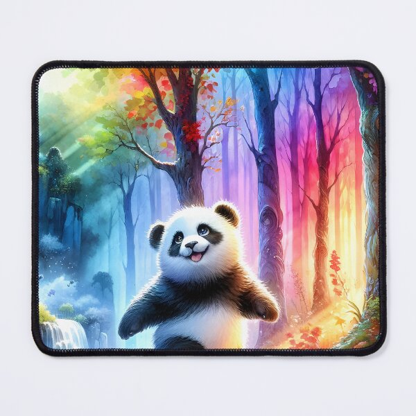 Item preview, Enchanted Forest Panda Wonderland designed and sold by inkArtistryfine.