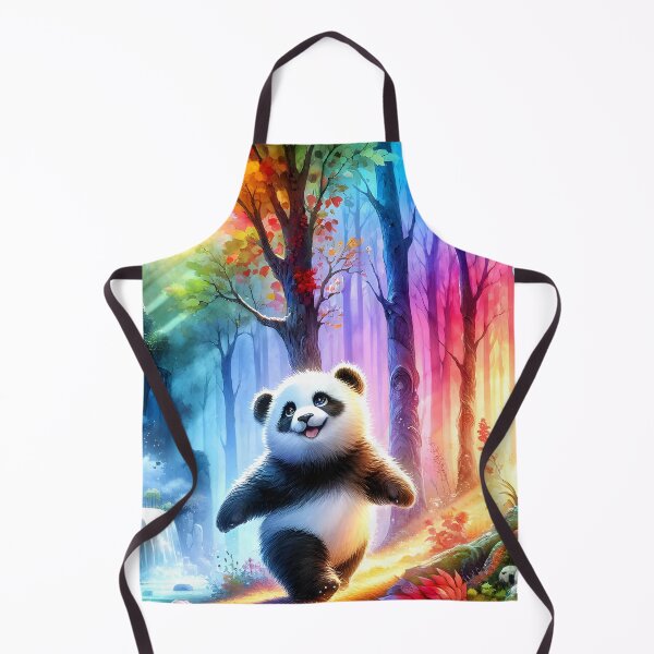 Item preview, Enchanted Forest Panda Wonderland designed and sold by inkArtistryfine.