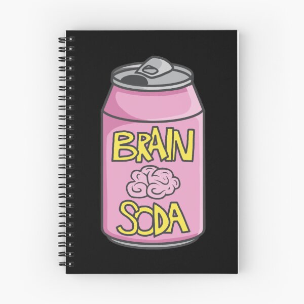 Item preview, Cartoon Brain Soda for Zombies designed and sold by RoemDesigns.