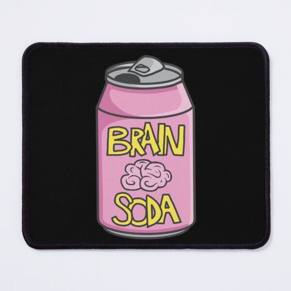 Item preview, Cartoon Brain Soda for Zombies designed and sold by RoemDesigns.
