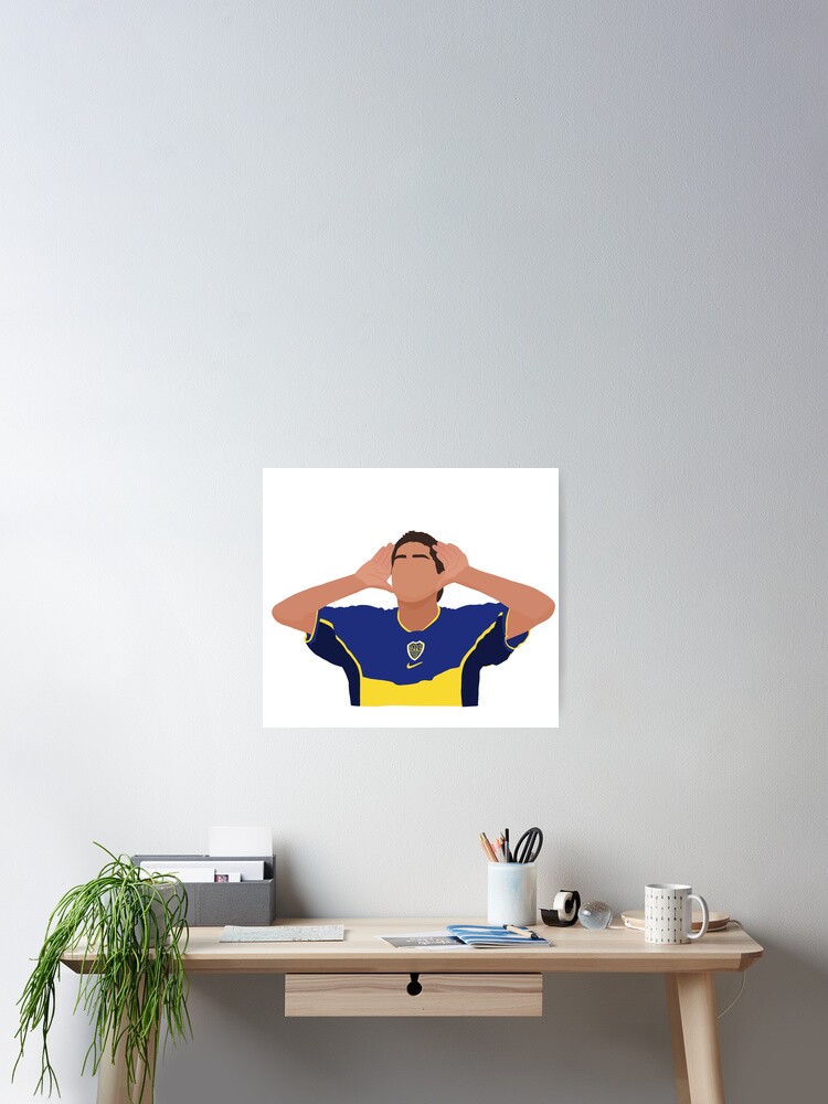 Juan Roman Riquelme Minimal Design Football Boca Juniors
