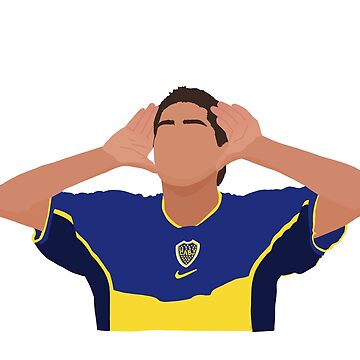 Juan Roman Riquelme Minimal Design Football Boca Juniors