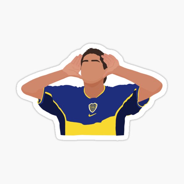 Vista previa del artículo con la obra «Juan Roman Riquelme Minimal Design Football Boca Juniors», diseñado y vendido por Ani.