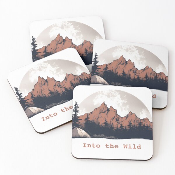 Item preview, Into the Wild, Hiking, Nature, Outdoors, Nature Lover Gift, Camping, Stay Wild designed and sold by changingshores.