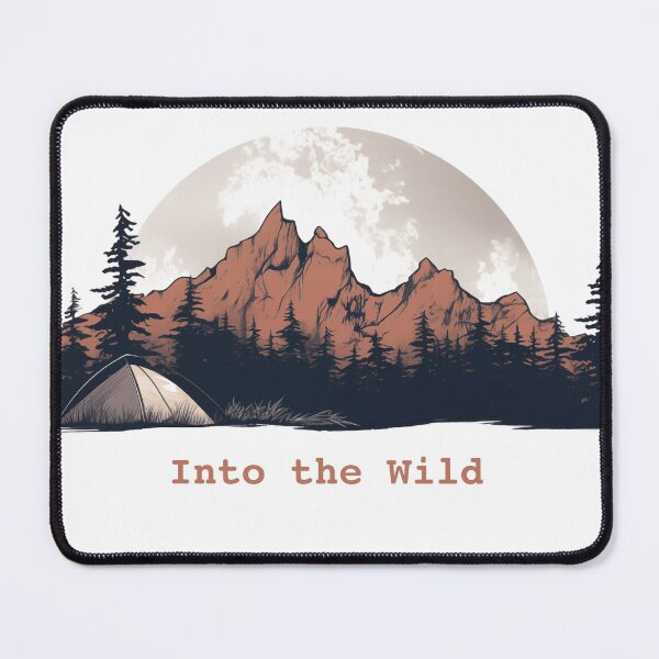 Item preview, Into the Wild, Hiking, Nature, Outdoors, Nature Lover Gift, Camping, Stay Wild designed and sold by changingshores.