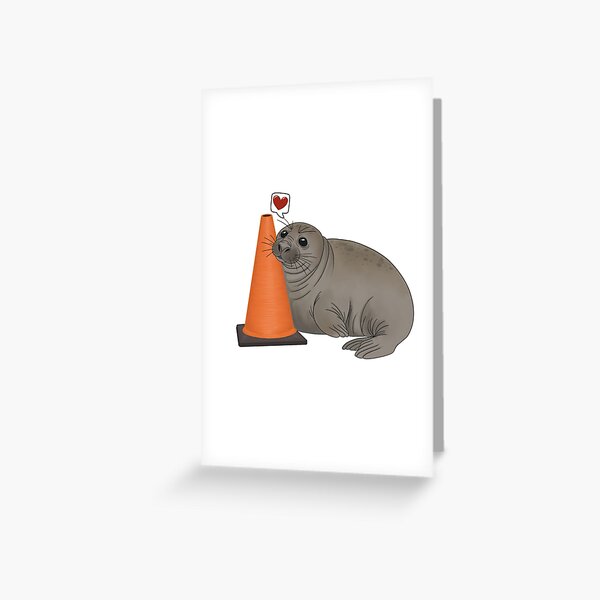 Item preview, Neil the seal and his love of traffic cones  designed and sold by GummiesCo.