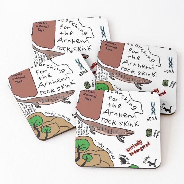 Item preview, Searching for the Arnhem Rock Skink designed and sold by amandalilleyman.