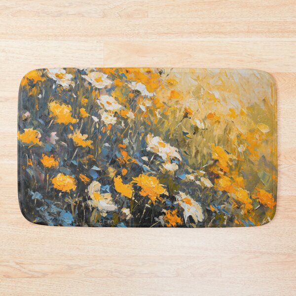 Item preview, Marigold Field with Dappled Light Overhead View Artwork designed and sold by HAL2501.