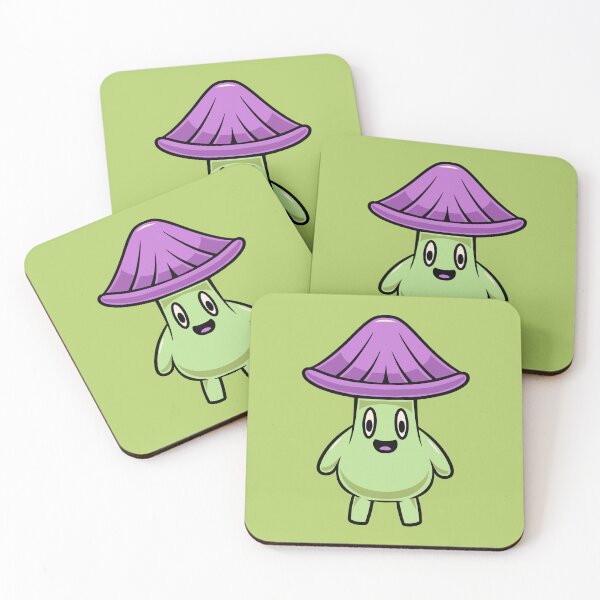Item preview, Cute Mushroom Cortinarius Violaceus smiling illustration designed and sold by cubbone.