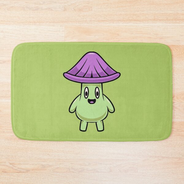 Item preview, Cute Mushroom Cortinarius Violaceus smiling illustration designed and sold by cubbone.