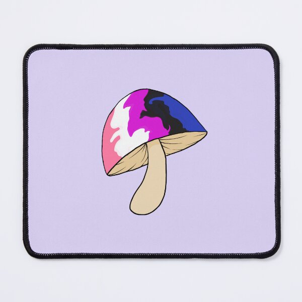 Item preview, Psychedelic Mushroom: Genderfluid designed and sold by Chaotic-Crochet.