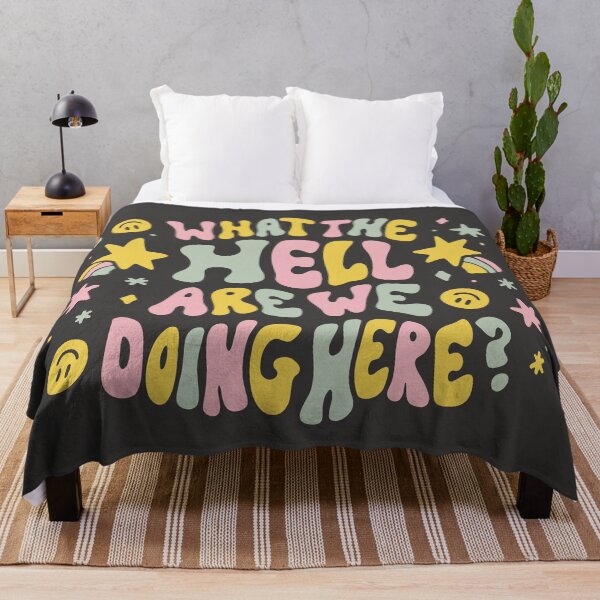 Item preview, What the hell are we doing here? designed and sold by Midnight Coffee.